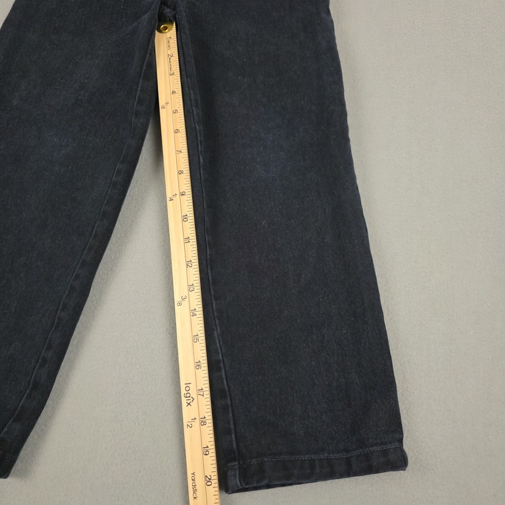 Vintage JYNX Jeans Youth Boys 7-8 Black 20x24 Wide Leg Baggy Skater Y2K 90's USA - Picture 5 of 11